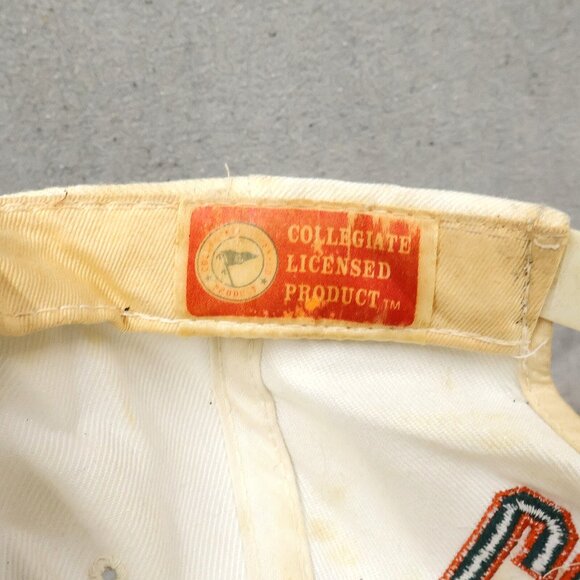RARE 1980s Miami Canes Hurricanes Sebastian the Ibis Ball  RARE 1980s Miami Canes Hurricanes Sebastian the Ibis Ball Cap Wool Blend